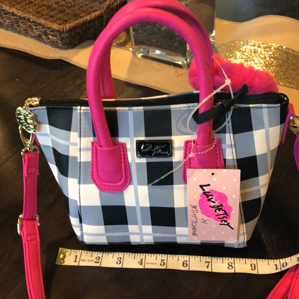 LUV BETSEY by BETSEY JOHNSON Plaid Crossbody purse - Picture 8 of 15